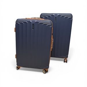 Navy Blue Suitcase Set
